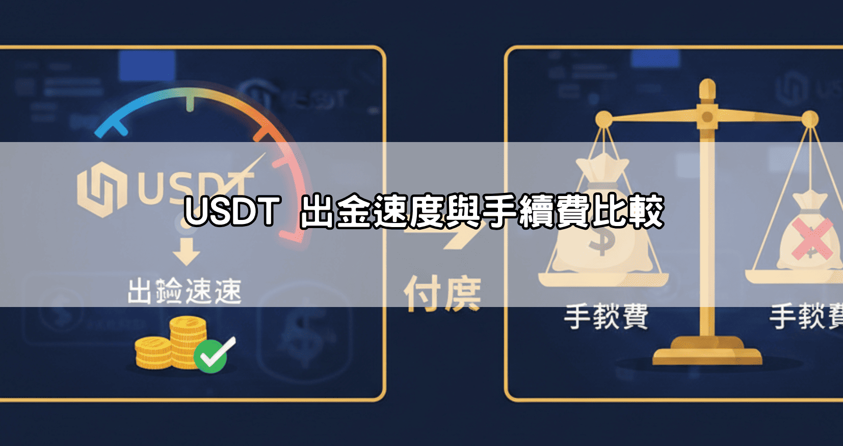 USDT 出金速度與手續費比較